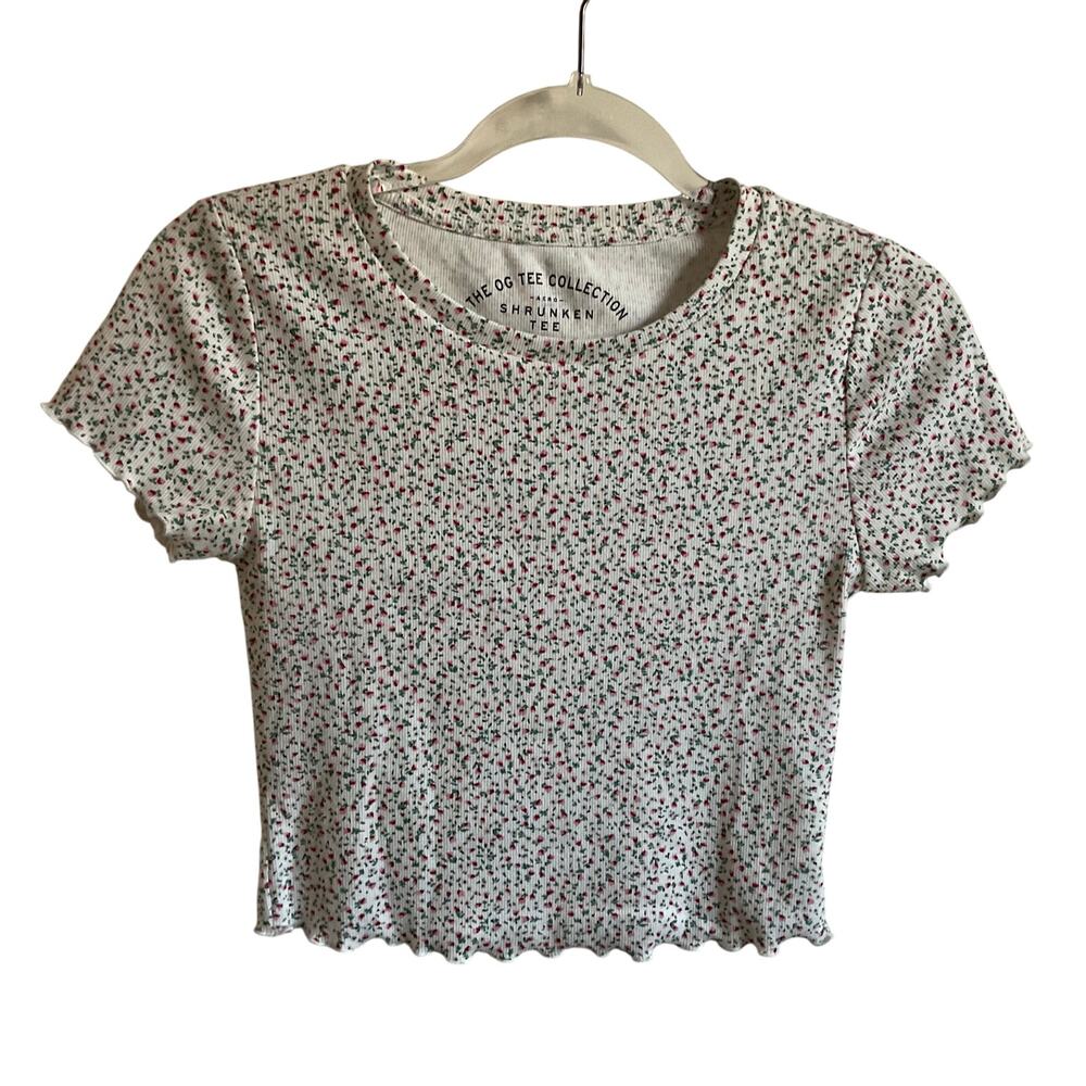 Aeropostale The OG Tee Collection Shrunken Ditzy Floral Y2K Style Tee - Medium